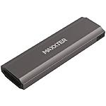 HDD Rack Maxxter EHDE-2280S-02 Зовнішня кишеня USB3.1 Gen2 Type-C на M.2 SSD NVMe, B&M-key - фото