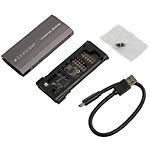 Зображення HDD Rack Maxxter EHDE-2280SRGB-01 Зовнішня кишеня USB3.1 Gen2 Type-C на M.2 SSD NVMe, B&M-key, RGB #3 Фото HDD Rack Maxxter EHDE-2280SRGB-01 Зовнішня кишеня USB3.1 Gen2 Type-C на M.2 SSD NVMe, B&M-key, RGB #3