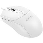 Зображення Мишка A4Tech OP-750S White дротова, 1200 DPI, USB #4 Фото Мишка A4Tech OP-750S White дротова, 1200 DPI, USB #4