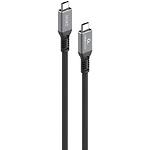 Кабель Cablexpert CCBP-USB4-CMCM240-0.3M, USB4 40Gbps, PD 240W, 8K60Hz, Type-C/Type-C, 0.3m, black - фото