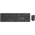 Клавіатура+миша Gembird KBS-WMS-01-CYRL Black, Silent, бездротова, USB - фото
