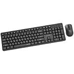 Фото Клавіатура+миша Gembird KBS-WMS-01-CYRL Black, Silent, бездротова, USB #1
