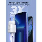 Зображення Мережевий ЗП Choetech PD5006-EU-WH, USB-A + Type-C, QC3.0, PD33W #4 Фото Мережевий ЗП Choetech PD5006-EU-WH, USB-A + Type-C, QC3.0, PD33W #4