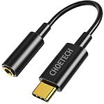 Sound Card Choetech (AUX003-BK) USB Type-C на 3.5mm female Audio, ЦАП 24 біт/96 кГц - фото