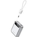 Фото Зовнішній акумулятор Power Bank Choetech B860 Silver 10000mAh, LCD, QC, PD 22.5W (B860-CCSL) #1