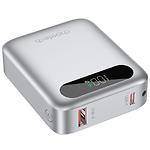 Фото Зовнішній акумулятор Power Bank Choetech B860 Silver 10000mAh, LCD, QC, PD 22.5W (B860-CCSL) #2