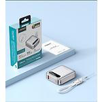 Фото Зовнішній акумулятор Power Bank Choetech B860 Silver 10000mAh, LCD, QC, PD 22.5W (B860-CCSL) #3