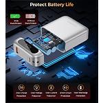Фото Зовнішній акумулятор Power Bank Choetech B860 Silver 10000mAh, LCD, QC, PD 22.5W (B860-CCSL) #6
