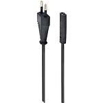 Кабель живлення Cablexpert PC-184-075-1.8M, 1,8м, CEE7/16-C7, VDE, 2*0.75 мм кв., апаратурний - фото