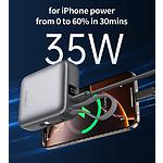 Зображення Зовнішній акумулятор Power Bank Choetech B832 Grey 10000mAh, LCD, QC, PD 35W (B832-GY) #5 Фото Зовнішній акумулятор Power Bank Choetech B832 Grey 10000mAh, LCD, QC, PD 35W (B832-GY) #5