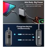 Зображення Зовнішній акумулятор Power Bank Choetech B832 Grey 10000mAh, LCD, QC, PD 35W (B832-GY) #8 Фото Зовнішній акумулятор Power Bank Choetech B832 Grey 10000mAh, LCD, QC, PD 35W (B832-GY) #8