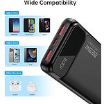 Зображення Зовнішній акумулятор Power Bank Choetech B728 Black 10000mAh, LCD, QC, PD 22.5W (B728-CCBK) #3 Фото Зовнішній акумулятор Power Bank Choetech B728 Black 10000mAh, LCD, QC, PD 22.5W (B728-CCBK) #3