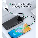 Зображення Зовнішній акумулятор Power Bank Choetech B728 Black 10000mAh, LCD, QC, PD 22.5W (B728-CCBK) #6 Фото Зовнішній акумулятор Power Bank Choetech B728 Black 10000mAh, LCD, QC, PD 22.5W (B728-CCBK) #6