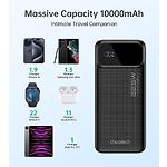 Зображення Зовнішній акумулятор Power Bank Choetech B728 Black 10000mAh, LCD, QC, PD 22.5W (B728-CCBK) #7 Фото Зовнішній акумулятор Power Bank Choetech B728 Black 10000mAh, LCD, QC, PD 22.5W (B728-CCBK) #7