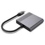 Фото Перехідник Cablexpert A-CM-HDMIFDPF-01, USB Type-C to HDMI + DisplayPort #2