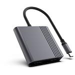 Фото Перехідник Cablexpert A-CM-HDMIFDPF-01, USB Type-C to HDMI + DisplayPort #3