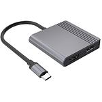 Фото Перехідник Cablexpert A-CM-HDMIFDPF-01, USB Type-C to HDMI + DisplayPort #4