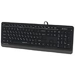 Зображення Клавіатура A4tech FK10Q Grey, дротова, тиха, USB #1 Фото Клавіатура A4tech FK10Q Grey, дротова, тиха, USB #1