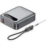 Зображення Зовнішній акумулятор Power Bank Choetech B860 Grey 10000mAh, LCD, QC, PD 22.5W (B860-CCGY) Фото Зовнішній акумулятор Power Bank Choetech B860 Grey 10000mAh, LCD, QC, PD 22.5W (B860-CCGY)