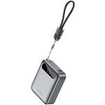 Зображення Зовнішній акумулятор Power Bank Choetech B860 Grey 10000mAh, LCD, QC, PD 22.5W (B860-CCGY) #1 Фото Зовнішній акумулятор Power Bank Choetech B860 Grey 10000mAh, LCD, QC, PD 22.5W (B860-CCGY) #1