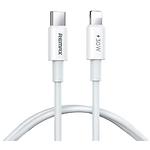 Фото Кабель REMAX RC-C123 Dofon White (6954851230397) Type-C/Lightning, 30W, 2м