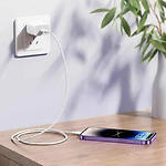 Фото Кабель REMAX RC-C123 Dofon White (6954851230397) Type-C/Lightning, 30W, 2м #2