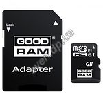 Изображение microSD XC 64Gb GOODRAM Class10 UHS-I (M1AA-0640R12) с SD переходником Фото microSD XC 64Gb GOODRAM Class10 UHS-I (M1AA-0640R12) с SD переходником