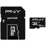 Изображение microSD HC 16GB PNY Performance Plus Class 10 UHS-I (с переходником, P-SDU16G10PPL-GE) Фото microSD HC 16GB PNY Performance Plus Class 10 UHS-I (с переходником, P-SDU16G10PPL-GE)