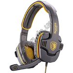 Изображение Sades SA-708 Gpower Gray/Yellow гарнитура Фото Sades SA-708 Gpower Gray/Yellow гарнитура