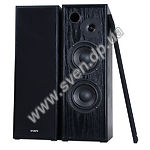 Изображение Акустическая система SVEN SP-231 black, 2x25 Вт, деревянный корпус Фото Акустическая система SVEN SP-231 black, 2x25 Вт, деревянный корпус