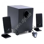 Фото Акустическая система Edifier M1350 black, 2.1, 4,5W Woofer + 2*2W speaker, проводной ДУ