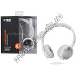 Изображение TDK ST170 наушники с микрофоном (t62095), white Фото TDK ST170 наушники с микрофоном (t62095), white