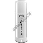 Изображение USB Flash 64Gb TRANSCEND JetFlash TS64GJF370 USB 2.0 White Фото USB Flash 64Gb TRANSCEND JetFlash TS64GJF370 USB 2.0 White