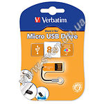 Изображение USB Flash - 8GB (Verbatim {47426}, "Micro Drive USB 2.0" оранжевый ) Фото USB Flash - 8GB (Verbatim {47426}, "Micro Drive USB 2.0" оранжевый )