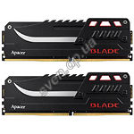 Изображение DDR-4 2шт x 8GB 3200МГц Apacer Blade (EK.16GA1.GEBK2) Фото DDR-4 2шт x 8GB 3200МГц Apacer Blade (EK.16GA1.GEBK2)