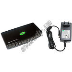Фото Концентратор HUB USB 2.0 STLab U-500 black, 10 port,  Адаптер питания 5V/4A