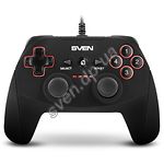 Изображение Game pad SVEN GC-750, USB, 4 оси, 11 кнопок, 8-ми позиц. джойстик, 2 мини-джойстика, виброотдача Фото Game pad SVEN GC-750, USB, 4 оси, 11 кнопок, 8-ми позиц. джойстик, 2 мини-джойстика, виброотдача