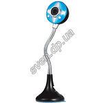 Изображение WEB-камера Gemix E10 Blue, 1.3Mp dinamic/0.35Mp CMOS, USB, микрофон, подсветка Фото WEB-камера Gemix E10 Blue, 1.3Mp dinamic/0.35Mp CMOS, USB, микрофон, подсветка