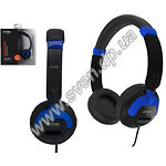 Изображение TDK ST260S наушники с микрофоном (t62130), black-blue Фото TDK ST260S наушники с микрофоном (t62130), black-blue