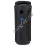 Изображение JBL Flip 4 Black (JBLFLIP4BLK) портативная система 16Вт, Li-Ion аккум., водонепрониц. , мик., BT Фото JBL Flip 4 Black (JBLFLIP4BLK) портативная система 16Вт, Li-Ion аккум., водонепрониц. , мик., BT