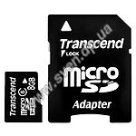 Изображение microSD HC 8GB Transcend (TS8GUSDHC6, с переходником на SD) Фото microSD HC 8GB Transcend (TS8GUSDHC6, с переходником на SD)