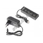 Изображение Концентратор HUB USB 2.0 Gembird UHB-U2P4-02 4port, Адаптер питания: 5V/1A Фото Концентратор HUB USB 2.0 Gembird UHB-U2P4-02 4port, Адаптер питания: 5V/1A