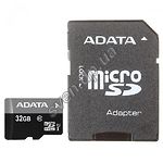 Карта памяти microSD HC 32Gb A-DATA AUSDH32GUICL10-RA1 Class10 - фото