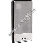 Изображение SVEN NEO (silver-black) портативная колонка, 2xAAA, кабель mini-USB, mini-jack, 4W Фото SVEN NEO (silver-black) портативная колонка, 2xAAA, кабель mini-USB, mini-jack, 4W