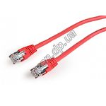 Фото Кабель patch cord  0.25м FTP Red Cablexpert PP6-0.25M/R