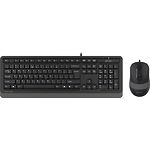 Клавиатура + мышь A4tech F1010 Fstyler Black+ Grey, USB - фото