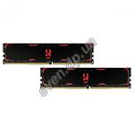 Изображение DDR-4 2шт x 8GB 2400МГц Goodram Iridium Black (IR-2400D464L15S/16GDC) Фото DDR-4 2шт x 8GB 2400МГц Goodram Iridium Black (IR-2400D464L15S/16GDC)