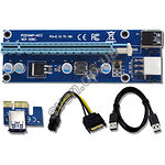 Изображение Переходник райзер Pashkadal RX-Riser-006C (PCE164P-N03-006С) PCI-Express x1 to x16 v.006 Blue Фото Переходник райзер Pashkadal RX-Riser-006C (PCE164P-N03-006С) PCI-Express x1 to x16 v.006 Blue