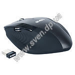 Фото Мышка SVEN RX-333 Wireless (black) USB, 4 key, 2 Wheel, 1800dpi