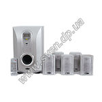 Изображение Комплект акустики Gemix HT-3020 (silver) Home Theatre 50W Woofer+5*15W speakers, ДУ, AM/FM radio Фото Комплект акустики Gemix HT-3020 (silver) Home Theatre 50W Woofer+5*15W speakers, ДУ, AM/FM radio